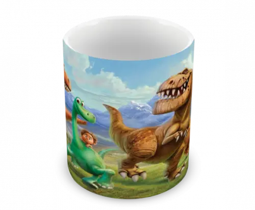 Caneca Polímero o Bom Dinossauro Personalizada