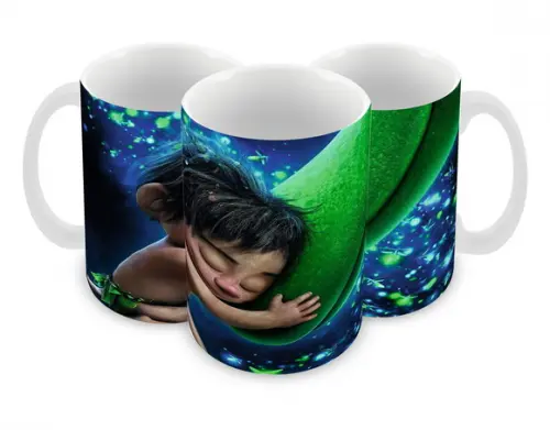 Caneca Polímero o Bom Dinossauro Personalizada