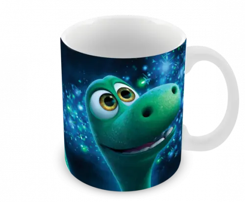 Caneca Polímero o Bom Dinossauro Personalizada
