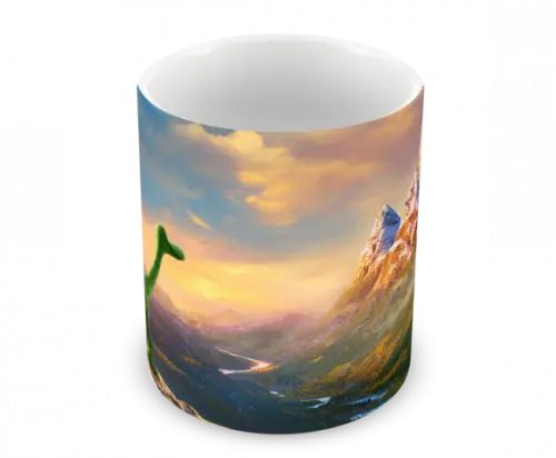 Caneca Polímero o Bom Dinossauro Personalizada