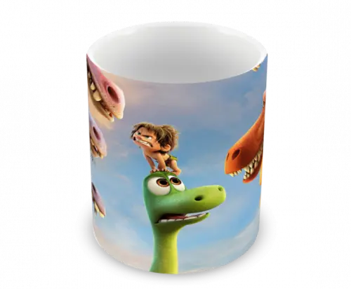 Caneca Polímero o Bom Dinossauro Personalizada