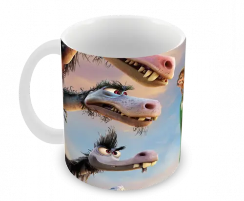 Caneca Polímero o Bom Dinossauro Personalizada