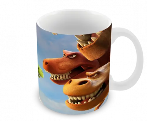 Caneca Polímero o Bom Dinossauro Personalizada