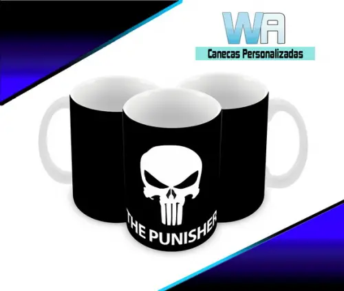 Caneca Polímero o Justiceiro Personalizada