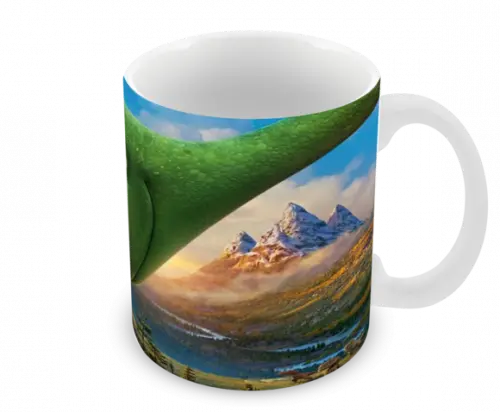 Caneca Polímero o Bom Dinossauro Personalizada
