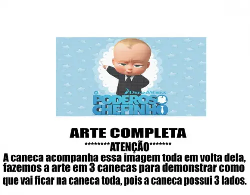 Caneca Polímero o Poderoso Chefinho Personalizada