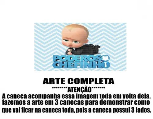 Caneca Polímero o Poderoso Chefinho Personalizada