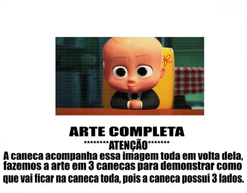 Caneca Polímero o Poderoso Chefinho Personalizada