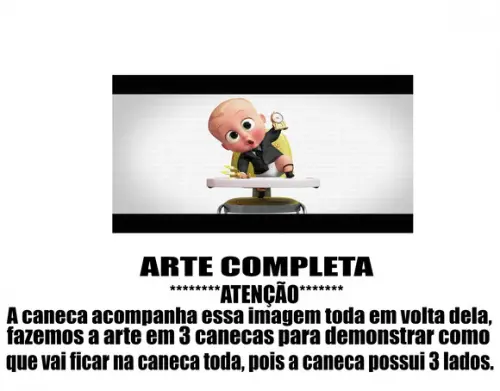 Caneca Polímero o Poderoso Chefinho Personalizada