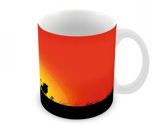 Caneca Polímero o Rei Leão Hakuna Matata Personalizada
