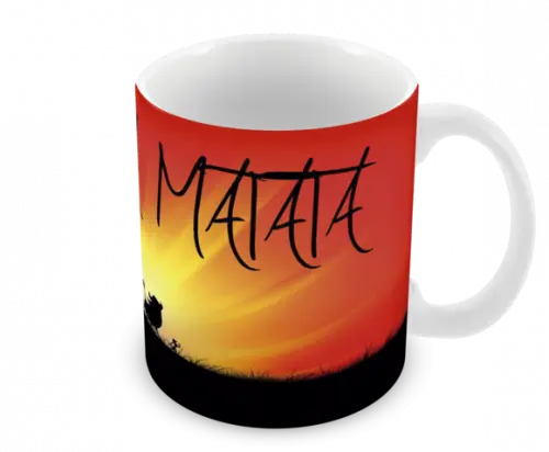 Caneca Polímero o Rei Leão Hakuna Matata Personalizada