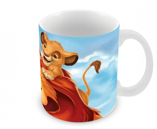 Caneca Polímero o Rei Leão Personalizada