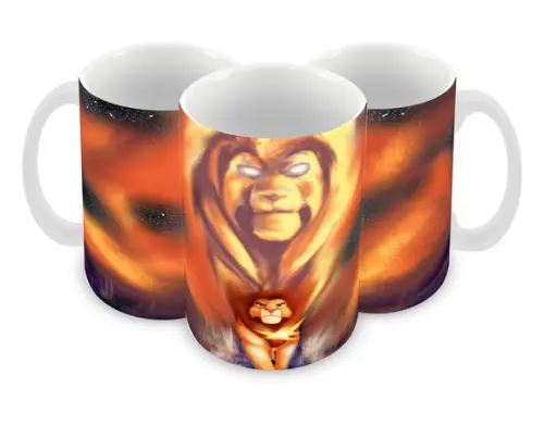 Caneca Polímero o Rei Leão Personalizada