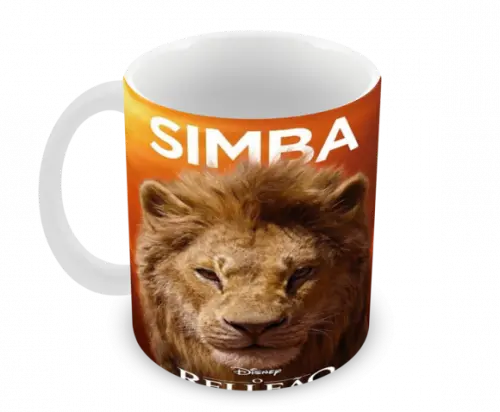 Caneca Polímero o Rei Leão Personalizada