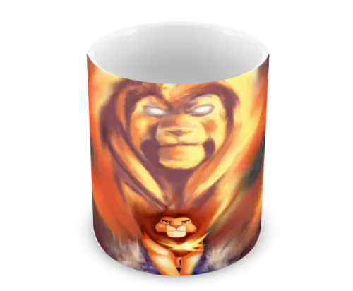 Caneca Polímero o Rei Leão Personalizada