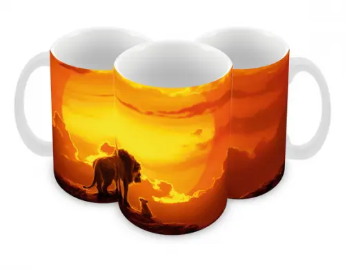 Caneca Polímero o Rei Leão Personalizada