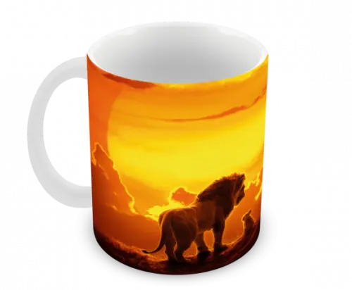 Caneca Polímero o Rei Leão Personalizada