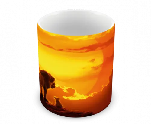 Caneca Polímero o Rei Leão Personalizada