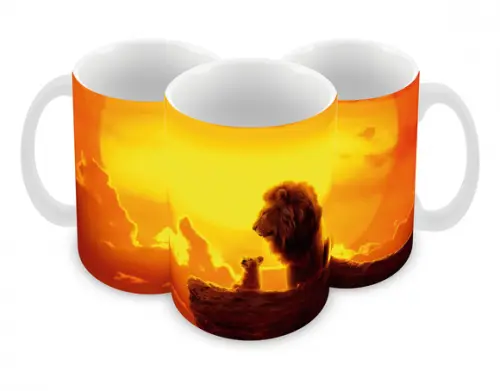 Caneca Polímero o Rei Leão Personalizada