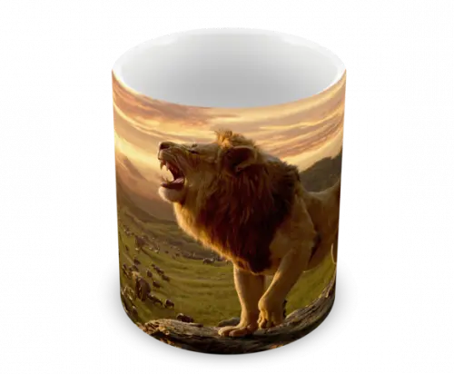 Caneca Polímero o Rei Leão Personalizada