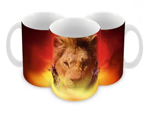 Caneca Polímero o Rei Leão Personalizada