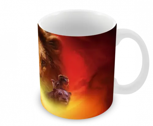 Caneca Polímero o Rei Leão Personalizada