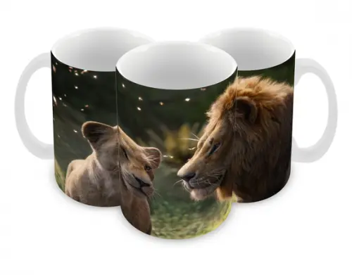 Caneca Polímero o Rei Leão Personalizada