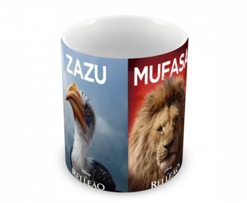 Caneca Polímero o Rei Leão Personalizada