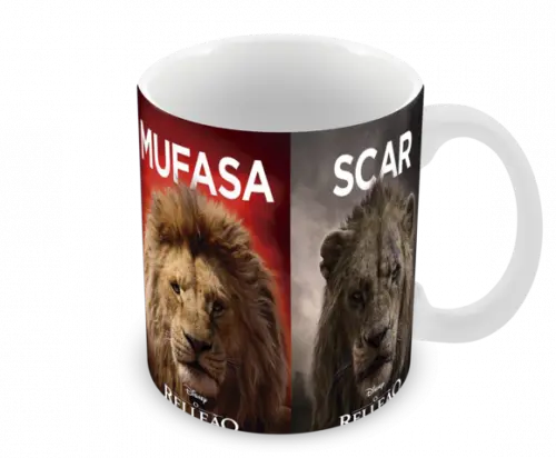 Caneca Polímero o Rei Leão Personalizada