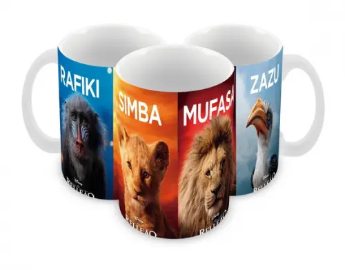 Caneca Polímero o Rei Leão Personalizada
