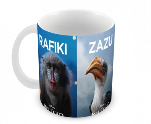 Caneca Polímero o Rei Leão Personalizada