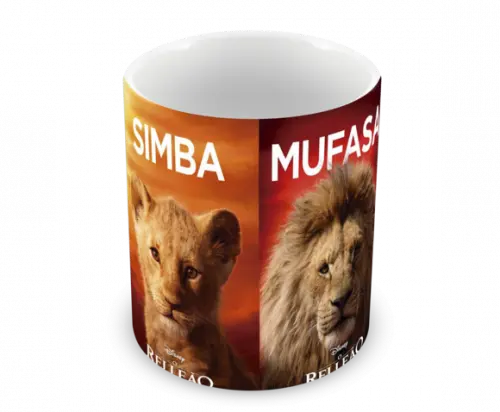 Caneca Polímero o Rei Leão Personalizada