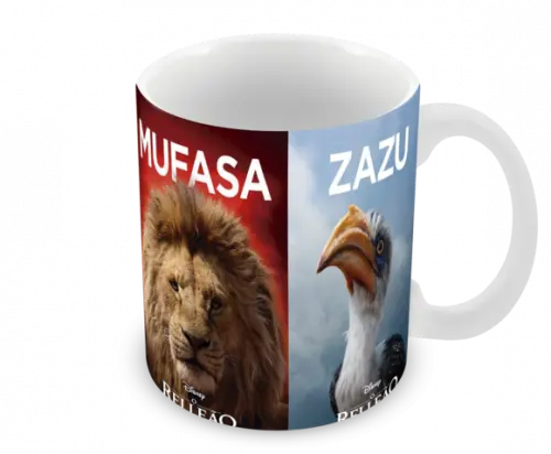 Caneca Polímero o Rei Leão Personalizada