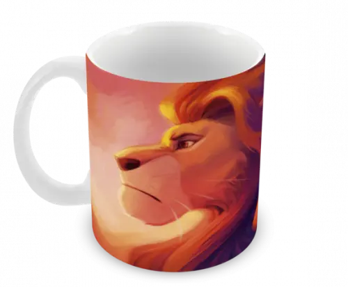 Caneca Polímero o Rei Leão Personalizada