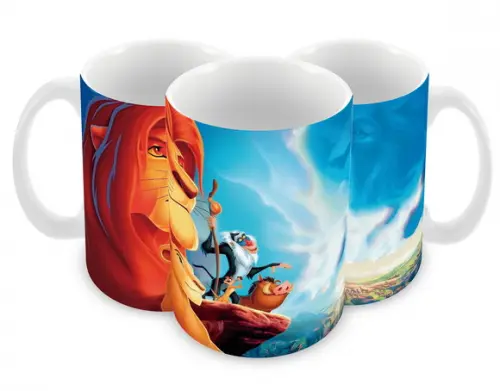Caneca Polímero o Rei Leão Personalizada