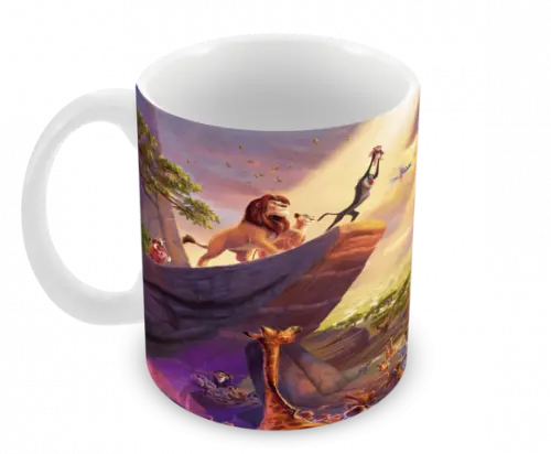 Caneca Polímero o Rei Leão Personalizada