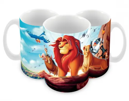 Caneca Polímero o Rei Leão Personalizada
