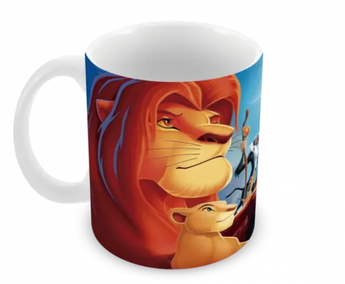 Caneca Polímero o Rei Leão Personalizada