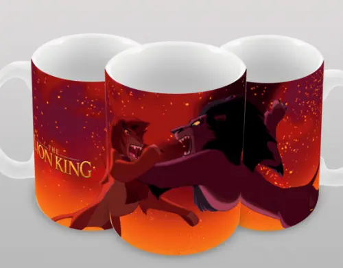 Caneca Polímero o Rei Leão Personalizada