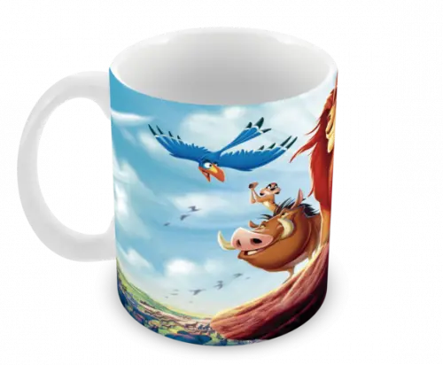 Caneca Polímero o Rei Leão Personalizada