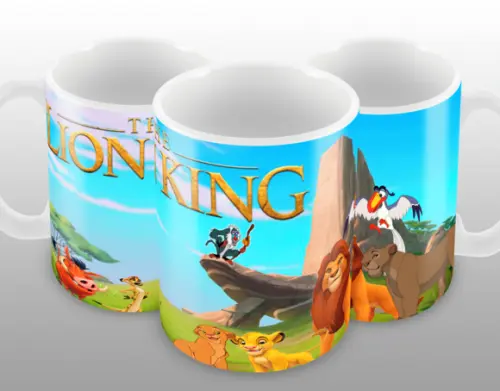 Caneca Polímero o Rei Leão Personalizada