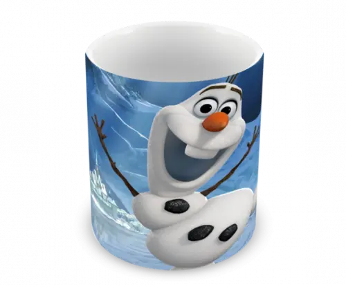 Caneca Polímero Olaf Frozen Personalizada