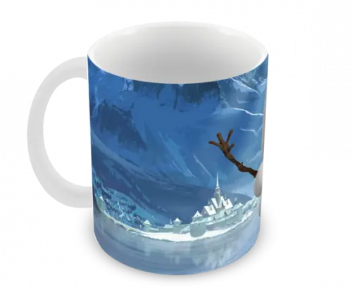 Caneca Polímero Olaf Frozen Personalizada