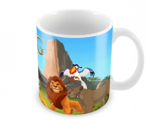 Caneca Polímero o Rei Leão Personalizada