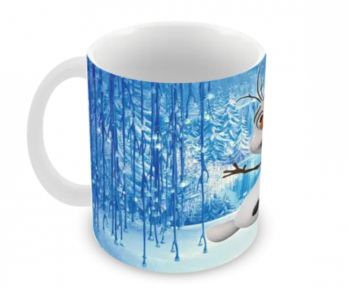 Caneca Polímero Olaf Frozen Personalizada