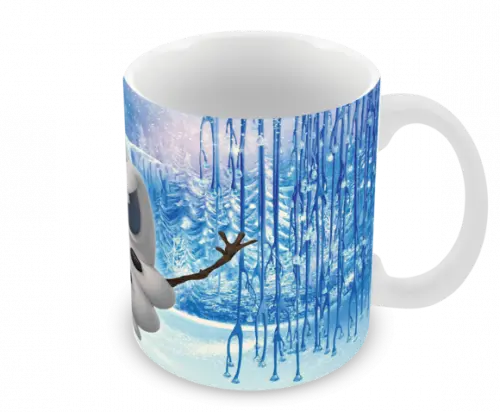 Caneca Polímero Olaf Frozen Personalizada