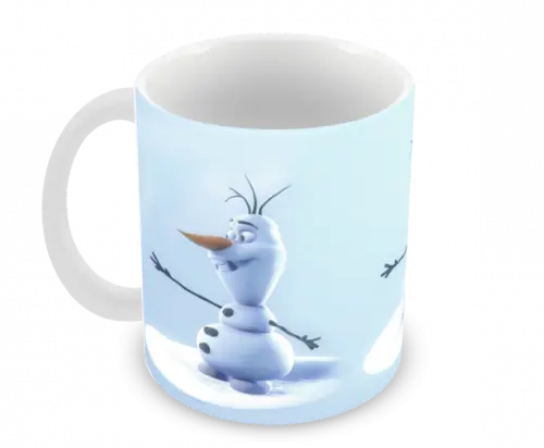Caneca Polímero Olaf Frozen Personalizada