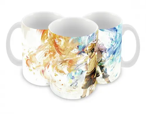 Caneca Polímero One Piece Ace Personalizada
