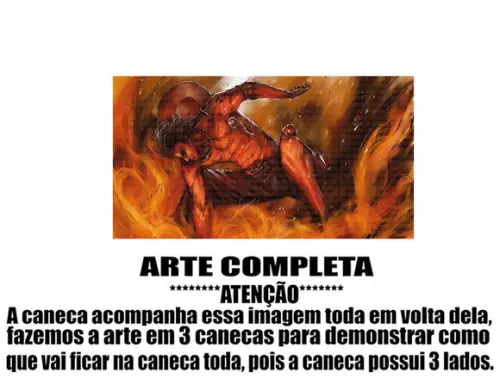 Caneca Polímero One Piece Ace Personalizada