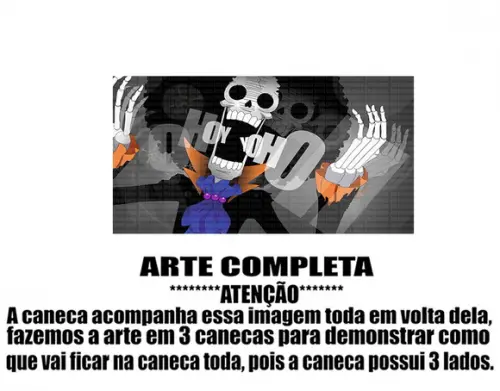 Caneca Polímero One Piece Brook Personalizada